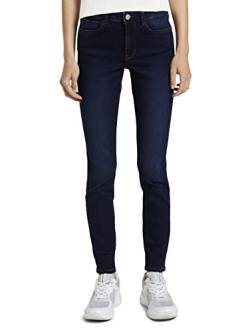 TOM TAILOR Denim Damen Nela Extra Skinny Jeans, 10120 - Used Dark Stone Blue Denim ,M /32L von TOM TAILOR Denim