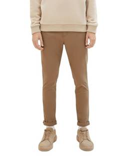 TOM TAILOR Denim Herren 1008253 Slim Fit Chino Hose Mit Gürtel, 11634 - Honey Camel Beige, 36W / 34L EU von TOM TAILOR Denim