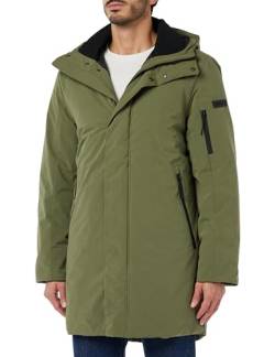 TOM TAILOR Denim Herren 1037387 Winterparka mit Kapuze, 10415-Dusty Olive Green, XL von TOM TAILOR Denim