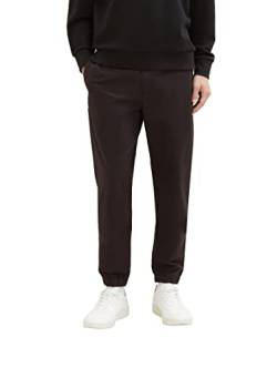 TOM TAILOR Denim Herren 1037538 Tapered Fit Chino Hose, 29999-Black, XXL von TOM TAILOR Denim