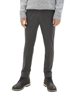 TOM TAILOR Denim Herren 1037539 Relaxed Tapered Fit Hose in Ankle-Länge, 10775-Mid Grey Melange, 32/34 von TOM TAILOR Denim