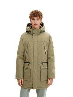 TOM TAILOR Denim Herren Artic Winterparka 1032436, 10415 - Dusty Olive Green, XXL von TOM TAILOR Denim