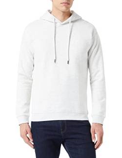 TOM TAILOR Denim Herren Basic Hoodie 1034733, 14341 - Light Medium Grey Melange, S von TOM TAILOR Denim