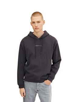 TOM TAILOR Denim Herren Hoodie Sweatshirt mit kleinem Logo-Print von TOM TAILOR Denim