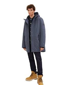 TOM TAILOR Denim Herren Parka mit Kapuze 1033884, 10668 - Sky Captain Blue, M von TOM TAILOR Denim