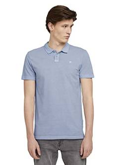 TOM TAILOR Denim Herren Poloshirt mit Farbverlauf 1025574, 15159 - Foggy Blue, XL von TOM TAILOR Denim