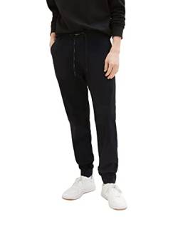 TOM TAILOR Denim Herren Relaxed Fit Hose 1034989, 29999 - Black, XL von TOM TAILOR Denim