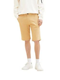 TOM TAILOR Denim Herren Slim Chino Bermuda Shorts 1034976, 31041 - brown rice, S von TOM TAILOR Denim