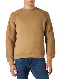 TOM TAILOR Denim Herren Sweater mit Struktur 1034100, 12912 - Splashed Clay Beige, L von TOM TAILOR Denim