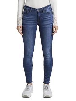 Tom Tailor Denim Damen Jona Extra Skinny Jeans, 10113 - Clean Mid Stone Blue Denim, 25/32 von TOM TAILOR Denim