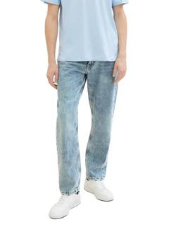 Tom Tailor Denim Herren Loose Straight Fit Jeans, 10146 - Super Stone Blue Denim Tint, 27/30 von TOM TAILOR Denim