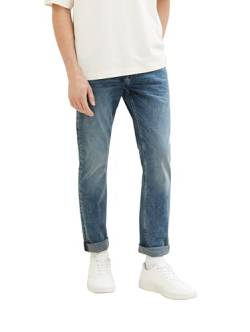 Tom Tailor Denim Herren Piers Slim Jeans aus Baumwolle, 10118 - Used Light Stone Blue Denim, 28/32 von TOM TAILOR Denim