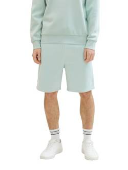 Tom Tailor Denim Herren Relaxed Fit Sweatshorts, 17549 - Sea Foam, L von TOM TAILOR Denim