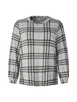 Große Größen: Kariertes Langarmshirt in Flanell-Optik, Karo, Gr.54 von TOM TAILOR Plus