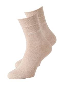 TOM TAILOR 2er Pack Basic Women Socks 9702 792 beige Doppelpack Strümpfe Socken, Größe:35-38 von TOM TAILOR