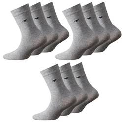 TOM TAILOR Basic KinderStrümpfe 9erPack 9203 grey melange grau Kids-Socken 9Paar Mehrfachpack Größe 31-34 von TOM TAILOR