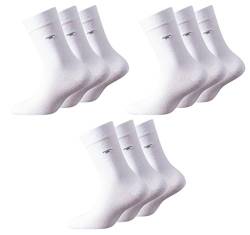 TOM TAILOR Basic KinderStrümpfe 9erPack 9203 white weiß Kids-Socken 9Paar Mehrfachpack Größe 23-38, Size:23-26 von TOM TAILOR