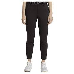 TOM TAILOR Damen 1021175 Jersey Relaxed Fit Jogger Hose, 14482 - Deep Black, XS EU von TOM TAILOR