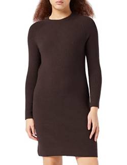 TOM TAILOR Damen 1029782 Strickkleid mit Raglanärmeln, 13234-Java Dark Brown, 40 von TOM TAILOR