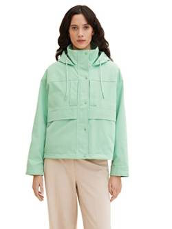 TOM TAILOR Damen 1035842 Jacke mit Kapuze, 31034 - Okra Green, XL von TOM TAILOR