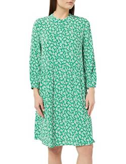 TOM TAILOR Damen 1035862 Kleid mit Muster & Knopfleiste, 31117 - Green Floral Design, 34 von TOM TAILOR