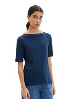 TOM TAILOR Damen 1036766 T-Shirt, 11758 - Midnight Sail, XXS von TOM TAILOR