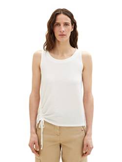 TOM TAILOR Damen 1037272 Top, 10315 - Whisper White, 3XL von TOM TAILOR