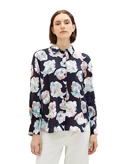 TOM TAILOR Damen 1037889 Bluse mit Muster, 32413-tie dye Flower Design, 36 von TOM TAILOR