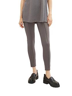 TOM TAILOR Damen 1038012 Leggings mit Ziernaht, 32251-dark Mineral Grey, 34/28 von TOM TAILOR