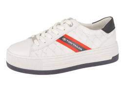 TOM TAILOR Damen 5391304 Sneaker, White Navy, 41 EU von TOM TAILOR