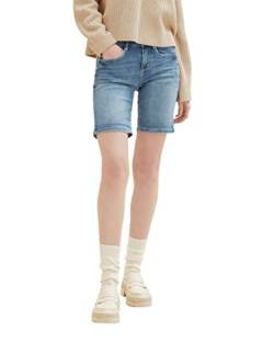 TOM TAILOR Damen Alexa Slim Bermuda Jeans Shorts von TOM TAILOR