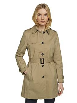 TOM TAILOR Damen Basic Trenchcoat 1024462, 11036 - Smoked Beige, XL von TOM TAILOR