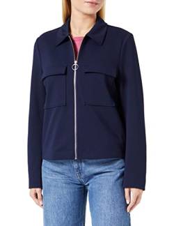 TOM TAILOR Damen Blazerjacke mit Brusttaschen 1032553, 30025 - Navy Midnight Blue, 3XL von TOM TAILOR