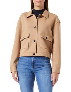 TOM TAILOR Damen Blazerjacke mit Taschen 1032554, 27841 - Soft Light Camel, XS von TOM TAILOR