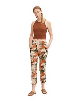 TOM TAILOR Damen Chino Stoffhose 1031276, 29549 - Colorful Summerly Design, 38W / 28L von TOM TAILOR