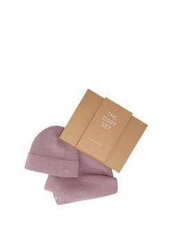 TOM TAILOR Damen Geschenk-Box mit Schal & Mütze, dusty lilac melange, ONESIZE von TOM TAILOR