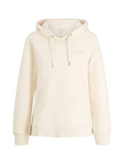 TOM TAILOR Damen Hoodie Sweatshirt 1034131, 28130 - Soft Buttercream, 3XL von TOM TAILOR