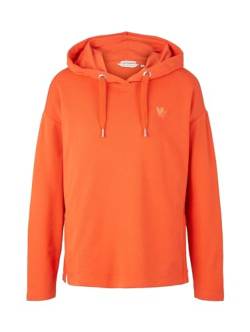 TOM TAILOR Damen Hoodie Sweatshirt mit Herz-Stickerei von TOM TAILOR