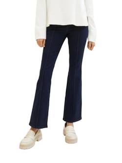 TOM TAILOR Damen Kate Narrow Bootcut Jeans, 10115 - Clean Rinsed Blue Denim, 29/30 von TOM TAILOR