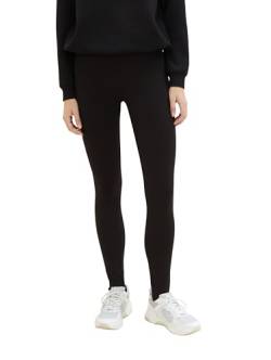 TOM TAILOR Damen Legging mit Steigbügel, deep black, 36/28 von TOM TAILOR