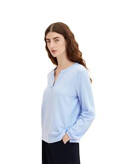 TOM TAILOR Damen Longsleeve im Blusen-Style von TOM TAILOR