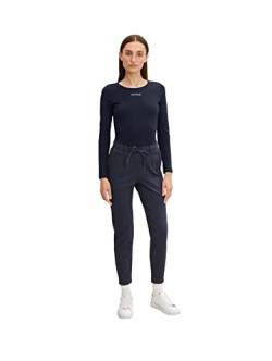 TOM TAILOR Damen Loose Fit Stoffhose mit Gallonstreifen von TOM TAILOR