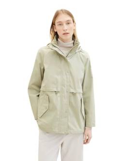 TOM TAILOR Damen Parka Mantel mit Kapuze, 34895 - Desert Green, XL von TOM TAILOR