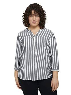 TOM TAILOR Damen Plussize Bluse mit Streifen & Brusttaschen von TOM TAILOR