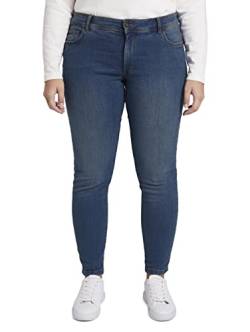 TOM TAILOR Damen Plussize Skinny Jeans mit Stretch 10110 - Blue Denim 54 von TOM TAILOR
