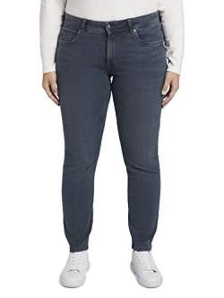 TOM TAILOR Damen 1013440 Plussize Slim Fit Jeans Mit Stretch, 10120 - Used Dark Stone Blue Denim, 50 EU von TOM TAILOR