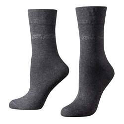 TOM TAILOR Damen Socken 2-er Pack, 9702 / TOM TAILOR women basic socks 2 pack, Gr. 39-42, Grau (anthracite melange - 620) von TOM TAILOR