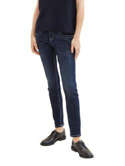 TOM TAILOR Damen Tapered Relaxed Jeans, 10138 - Rinsed Blue Denim, 30/30 von TOM TAILOR