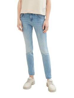 TOM TAILOR Damen Tapered Relaxed Jeans, 10142 - Light Stone Blue Denim, 27/32 von TOM TAILOR