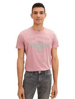 TOM TAILOR Herren 1027028 T-Shirt, 13009 - Velvet Rose, M von TOM TAILOR